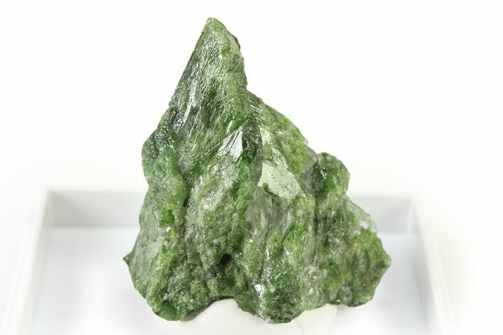 Lustrous Green Chrome Diopside - Minas Gerais, Brazil #317217